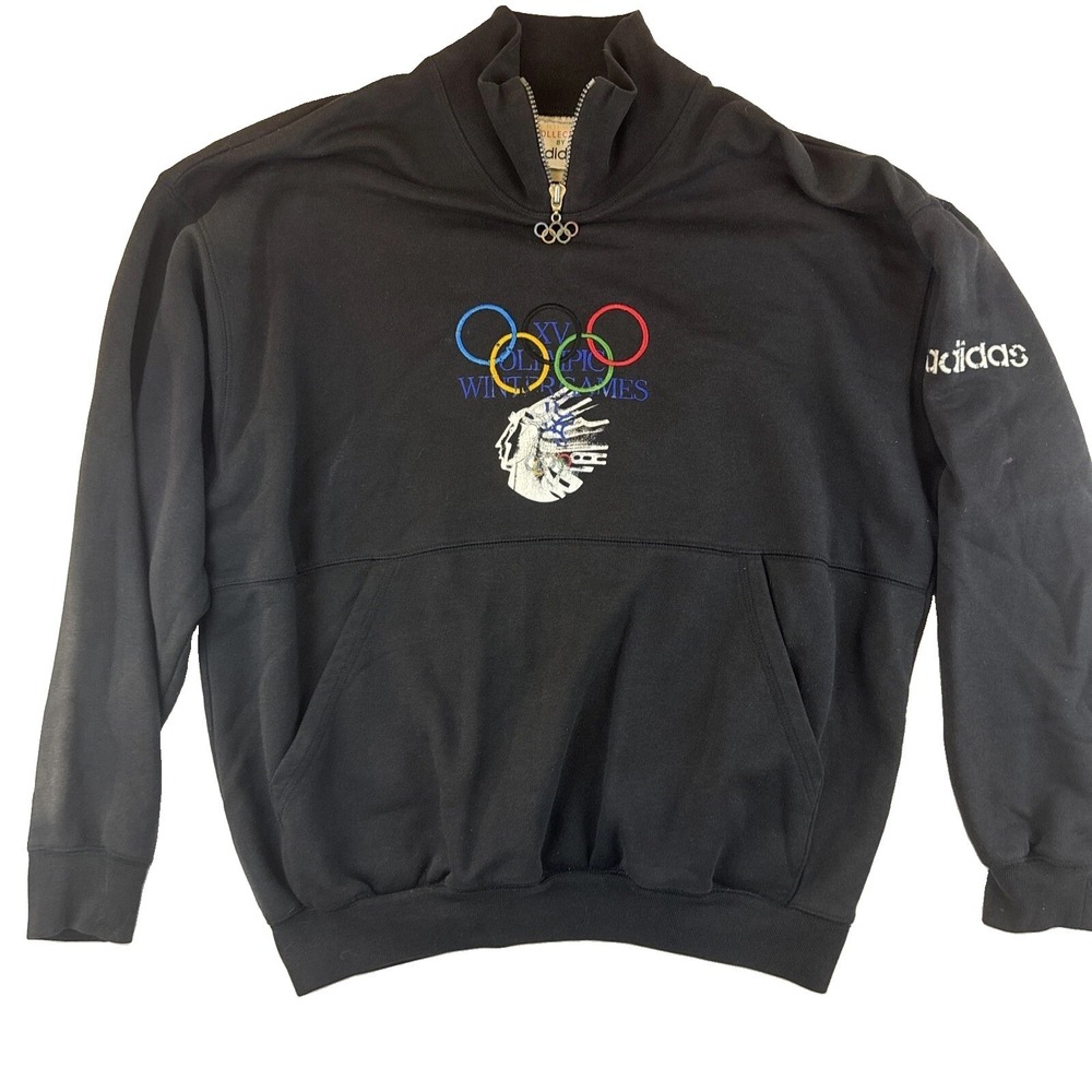 Vintage Olympics Sweater By Adidas Size Large 1988